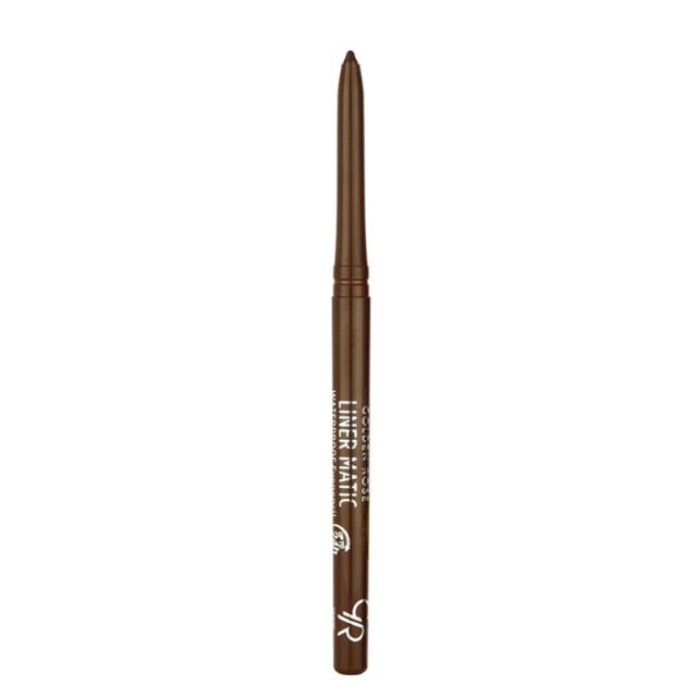 Golden Rose Liner Matic Waterproof Eyepencil, No203 Cacao Brown