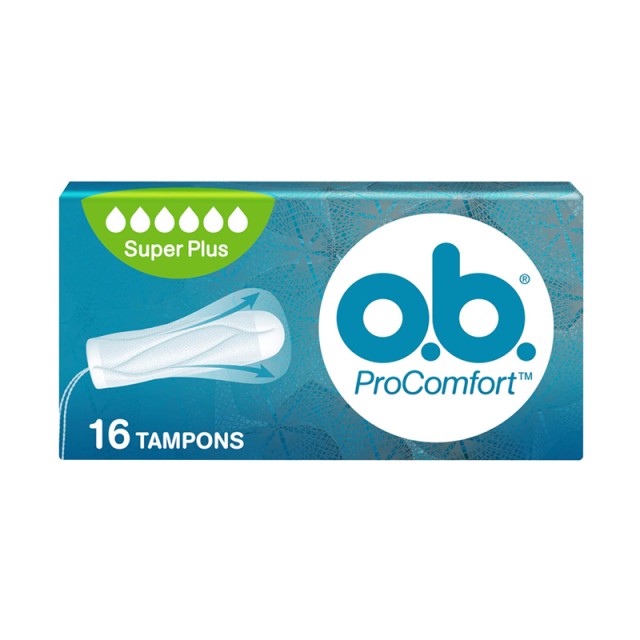 O.B. ProComfort SilkTouch Super Plus, Ταμπόν, 16τμχ