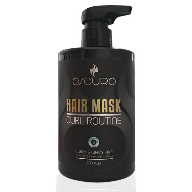 Oscuro Hair Mask Curls Routine, Μάσκα Μαλλιών για Μπούκλες & Κυματιστά Μαλλιά, 500ml