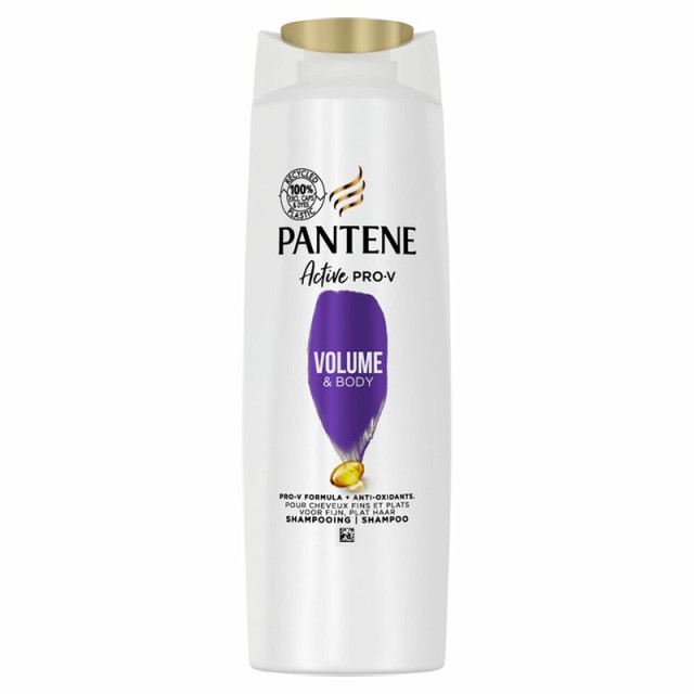 Pantene Pro-V Volume & Body Shampoo, Σαμπουάν για Πλούσιο όγκο & Σώμα στα Μαλλιά, 250ml