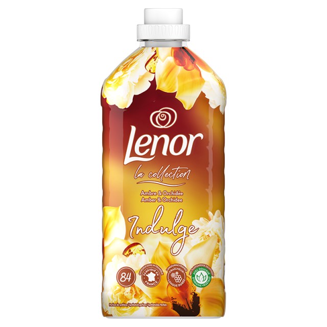 Lenor Μαλακτικό Ρούχων Gold Orchid & Amber, 84 Μεζούρες - 1,764lt