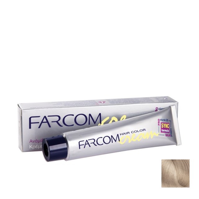 Farcom No 10c Ξανθιστικό Σαντρέ Μόνιμη Βαφή Μαλλιών με Πρωτεΐνες Μεταξιού & Προβιταμίνη Β5, 60ml