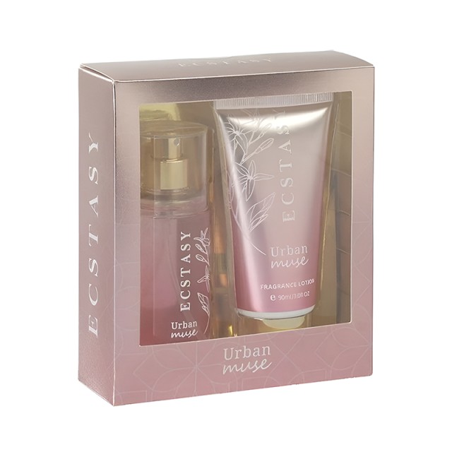 Ecstasy Urbam Muse Gift Set: Body Cream 90ml & Body Mist 90ml, Σετ Δώρου Περιποίησης
