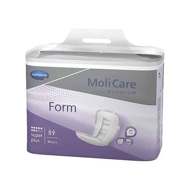 Hartmann Molicare Form Super Plus 8 Σταγόνες, Σερβιέτες Ακράτειας, 30τμχ