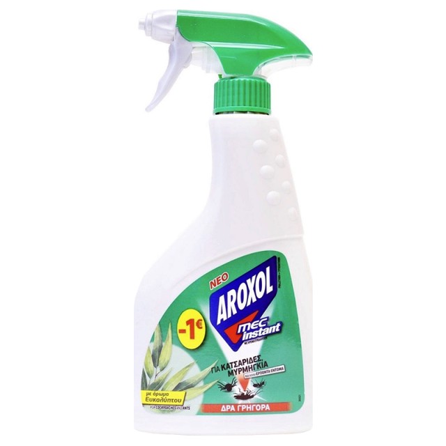 Aroxol Mec Instant με Άρωμα Ετκάλυπτου, Υγρό εντομοκτόνο για Έρποντα Έντομα, 300ml