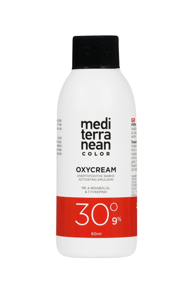Mediterranean Color OXYCREAM, Ενεργοποιητής Βαφής 30o, 60ml