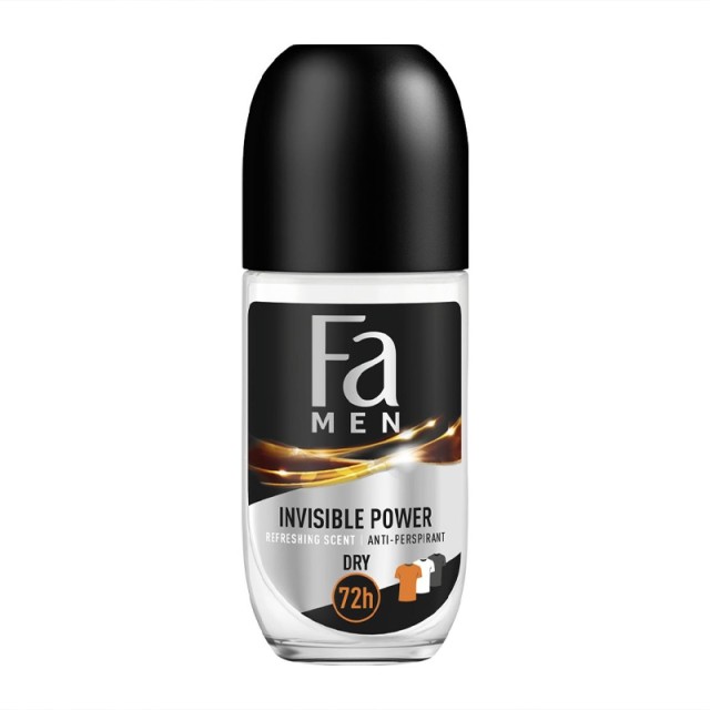 Fa Men Invisible Power Roll On,  Ανδρικό Αποσμητικό, 50ml