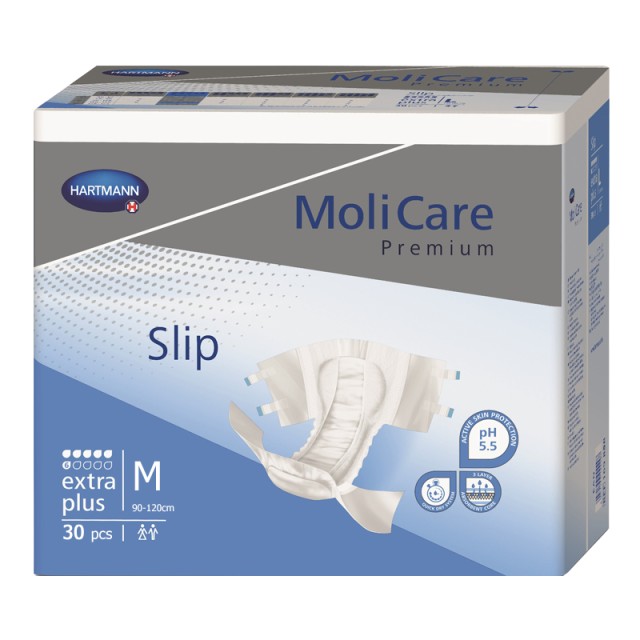 Hartmann MoliCare Premium Slip 6 Drops Extra Plus, Πάνες Ακράτειας Ενηλίκων, Medium, 30τμχ