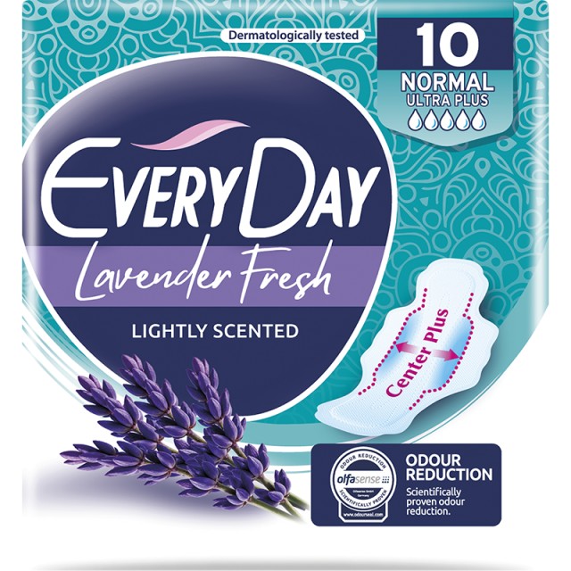 EveryDay Lavender Fresh Σερβιέτες Normal 10 τεμ.