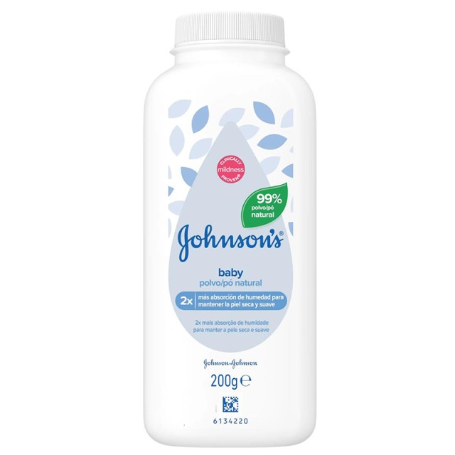 Johnsons Baby Powder, Πούδρα 200gr