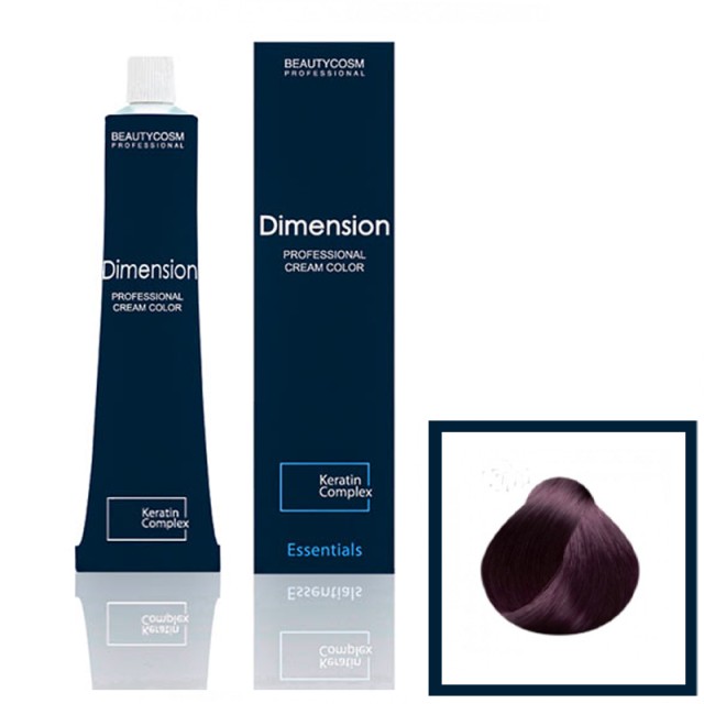 Dimension Hair Color Cream Επαγγελματική Βαφή Μαλλιών με Σύμπλεγμα Πρωτεϊνών Κερατίνης, Νο222 Βιολέ Mixtones, 100ml
