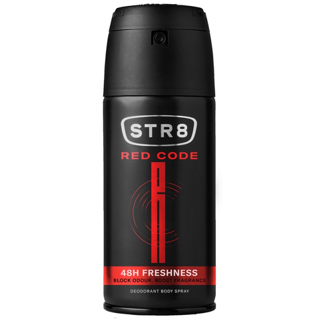 Str8 48h Freshness Red Code Deo Spray, Αποσμητικό Σπρέι 150ml