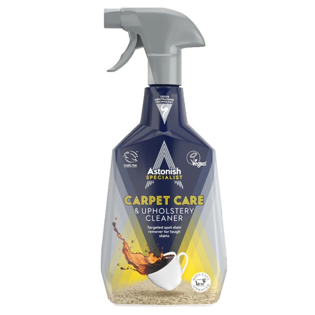 Astonish Carpet Care & Upholstery Cleaner, Καθαριστικό Σπρέι Χαλιών & Ταπετσαριών, 750ml