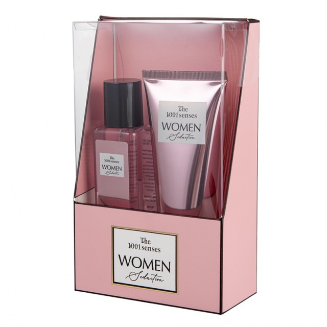 1001 Senses Women Seduction Body Lotion 100ml + Seduction Passion Body Mist 75ml, Σετ Δώρου