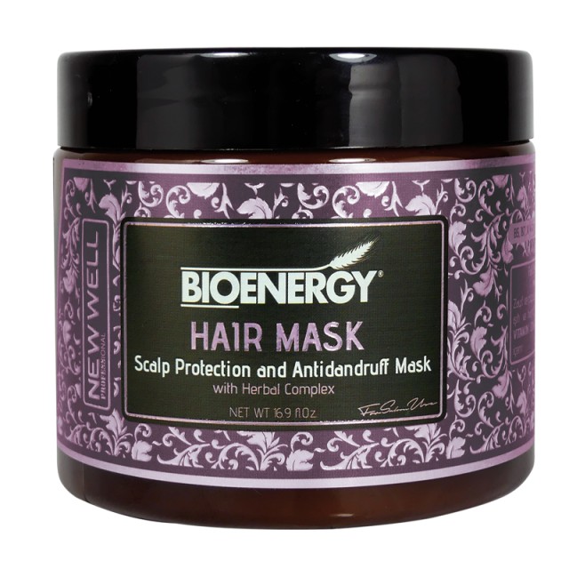 Bioenergy Scalp Protection & Antidandruff Mask Μάσκα Μαλλιών Κατά Της Πιτυρίδας, 500ml