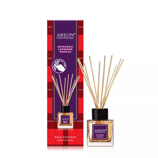 Areon Home Perfumes Tartan Patchouli, Αρωματικά Στικς Χώρου, 50ml