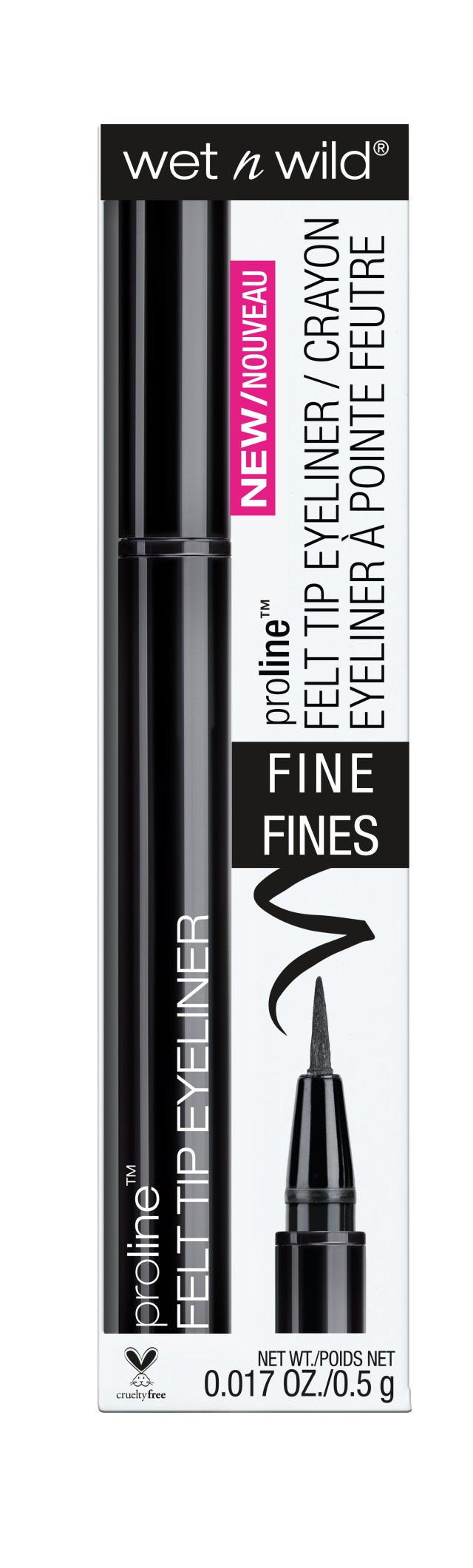 Wet n Wild ProLine Felt Tip Eyeliner Black