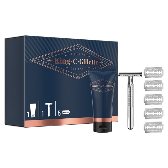 King C. Gillette Ανδρικό Σετ Δώρου για το Styling στα Γένια 150ml