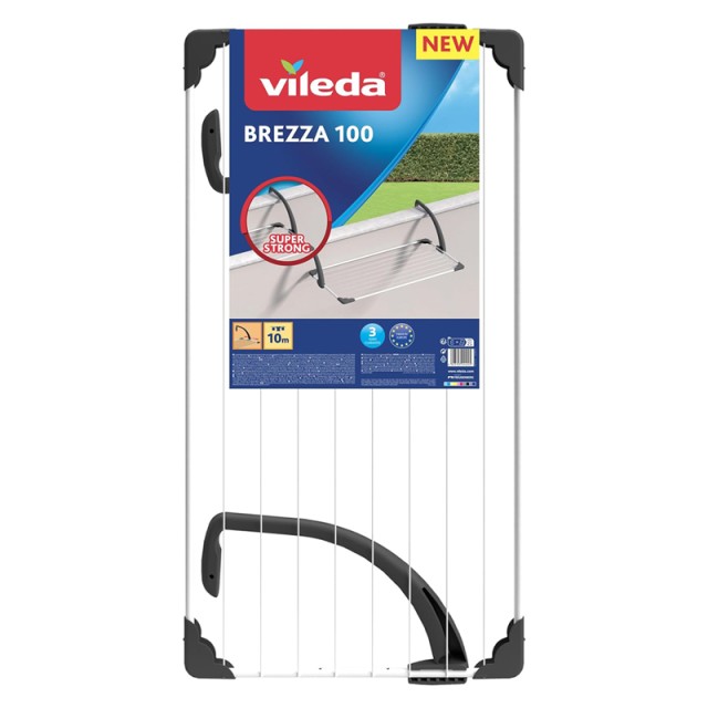 Vileda Brezza 100 Πτυσσόμενη Κρεμαστή Απλώστρα Ρούχων, 1τεμ