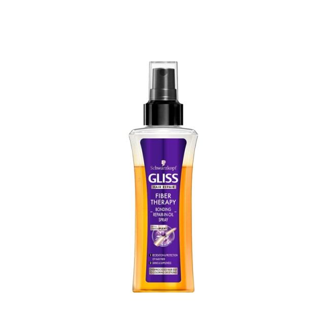 Schwarzkopf Gliss Treatment Fiber Therapy Repair Oil, Λάδι Περιποίησης & Επανόρθωσης Μαλλιών, 100ml