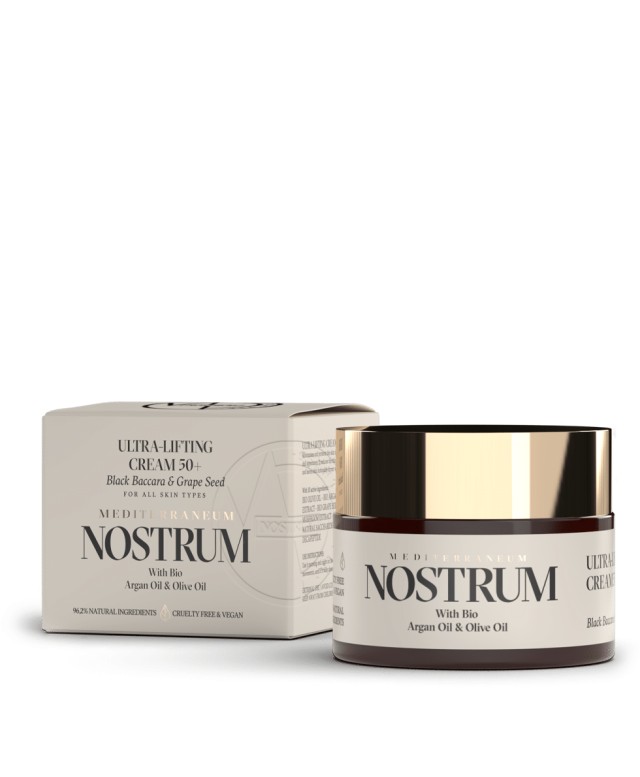 Nostrum Ultra Lifting Cream Black Baccara & Grape Seed 50+, Κρέμα Ημέρας Ολικής Σύσφιγξης, 50ml