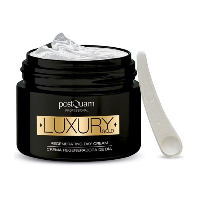 PostQuam Luxury Gold Regenerating Cream, Ενυδατική Κρέμα Ημέρας με Υαλουρονικό & Εκχύλισμα Χρυσού 50ml
