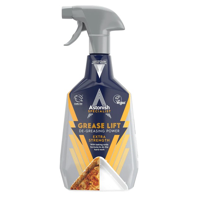 Astonish Specialist Extra Strength Grease Lifter, Σπρέι Πολυκαθαριστικό με Σόδα 750ml