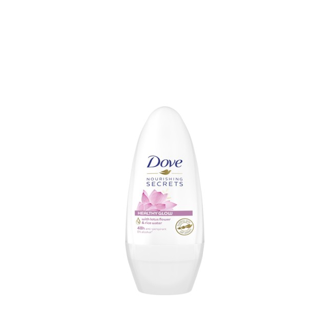 Dove Nurishing Secrets Lotus Flower & Rice Water, Γυναικείο Αποσμητικό Roll on, 50ml