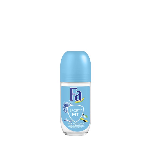 Fa Sporty Fit, Γυναικείο Αποσμητικό Roll on, 50ml