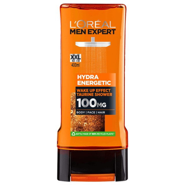 LOreal Men Expert Hydra Energetic Αφρόλουτρο με Ταυρίνη, 400ml