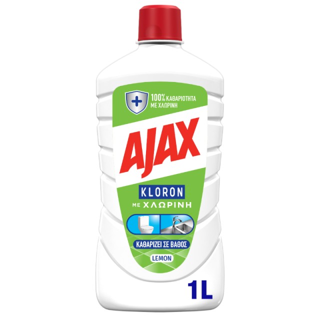 Ajax Kloron Λεμόνι Καθαριστικό Πατώματος, 1000ml