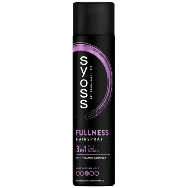 Syos Full Hair 5 Hairspray, Λακ για Πυκνότητα & Όγκο στα μαλλιά, 400ml