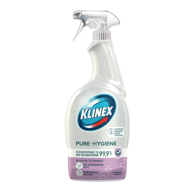 Klinex Spray Pure Hygiene Flow, Απολυμαντικό Σπρέι Γενικής Χρήσης, 750ml