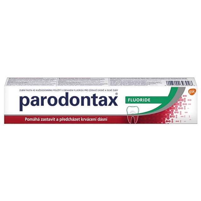 Parodontax Fluoride, Φθοριούχος Οδοντόκρεμα για Ούλα που Αιμοραγούν, 75ml