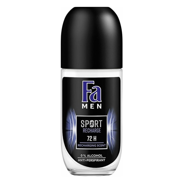 Fa Men Sport Recharge, Αποσμητικό Roll on, 50ml