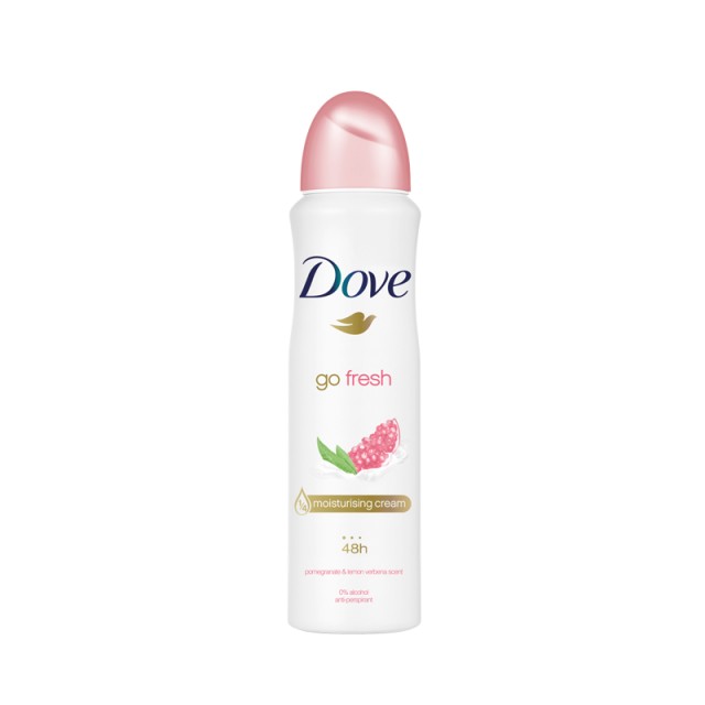 Dove Go Fresh Pomegranate & Lemon Verbena, Γυναικείο Αποσμητικό Σπρέι, 150ml