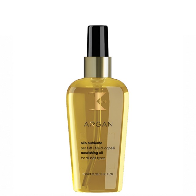 K-Time Argan Time Protective Shining, Έλαιο Argan για Ενυδάτωση & Λάμψη σε Κανονικά Μαλλιά, 100ml