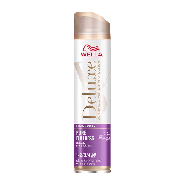 Wella Deluxe Pure Fullness 05 Ultra Strong Hold Spray, Λακ Μαλλιών 75ml (Travel Size)