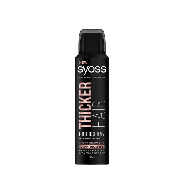 Syoss Fiber Spray Thicker Hair,  Σπρέι για Πλούσια Μαλλιά με Όγκο, 150ml