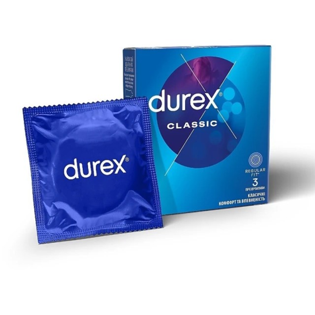 Durex Classic Προφυλακτικά, 3 τμχ