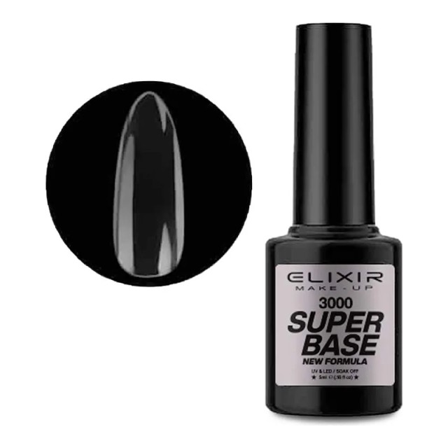 Elixir Super Base Coat Νο3000 Βάση Ημιμόνιμου 5 ml