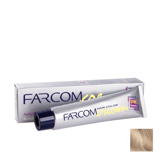 Farcom No 112 Ξανθό Ultra Nacre Μόνιμη Βαφή Μαλλιών με Πρωτεΐνες Μεταξιού & Προβιταμίνη Β5, 60ml