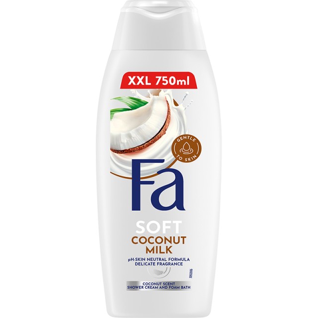 Fa Coconut Milk Cream Bath, Αφρόλουτρο, 750ml
