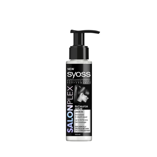 Syoss Salonplex Treatment ReCreator Serum, Ορός Αναδόμησης για ταλαιπωρημένα Μαλλιά, 100ml