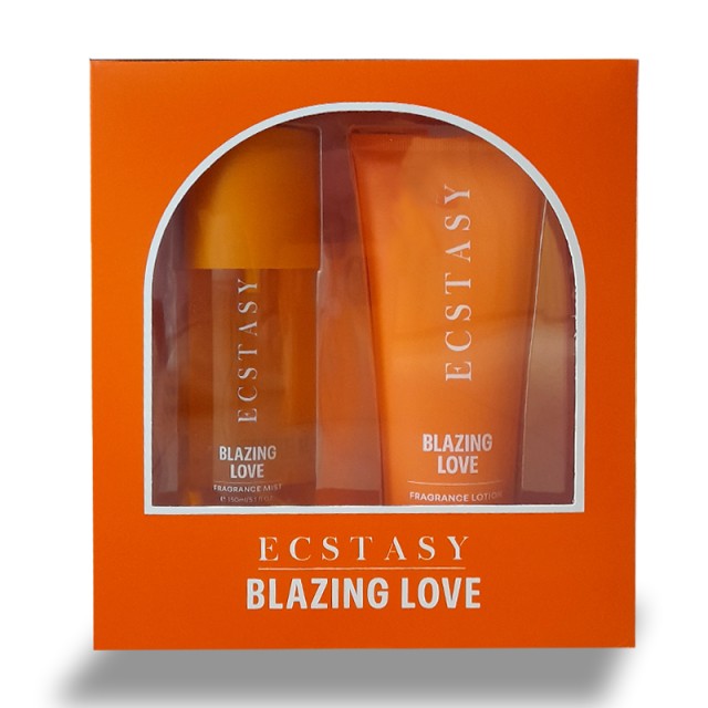 Ecstasy Blazing Love Gift Set Body Mist 150ml+ Body Lotion 150ml ΣΕΤ ΔΩΡΟΥ