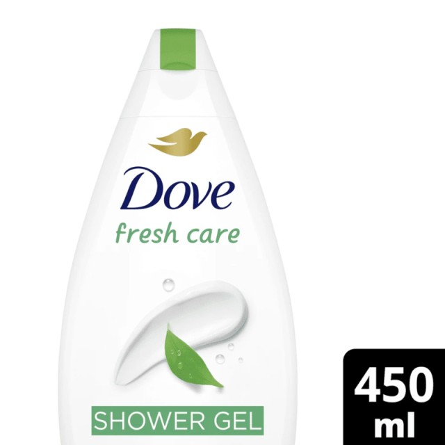 Dove Shower Gel Fresh Care, Αφρόλουτρο Fresh Caret, Χωρίς Θειικά Άλατα, 450ml