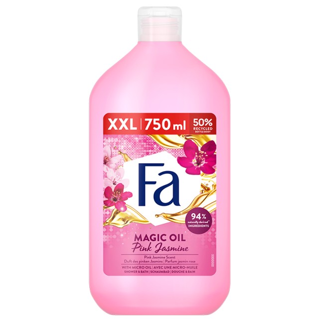 Fa Magic Oil Pink Jasmine, Αφρόλουτρο, 750ml