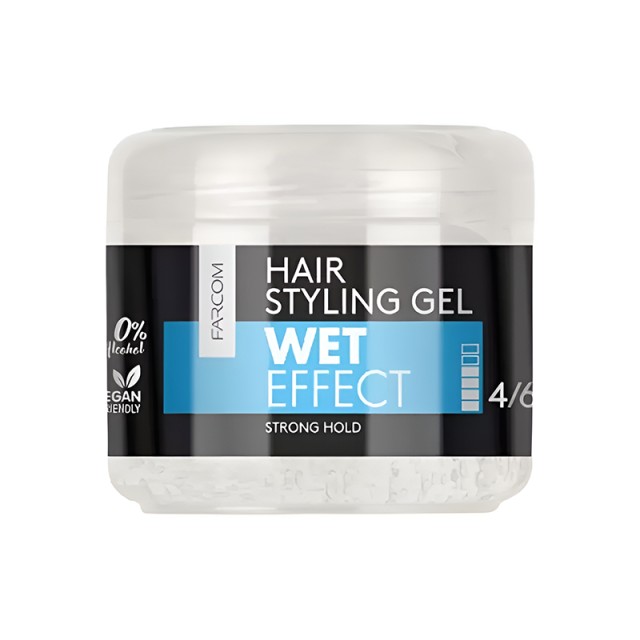 Farcom Styling Gel Wet Look, Gel Μαλλιών, 250ml
