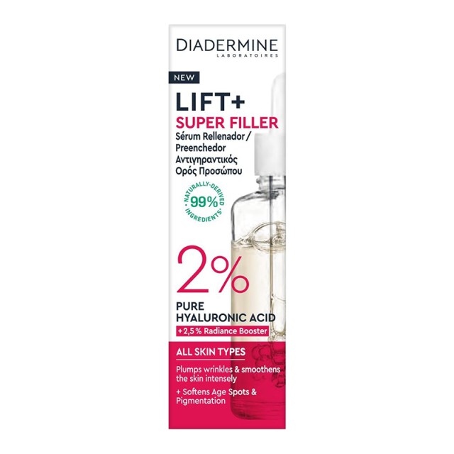 Diadermine Lift+ Superfiller Serum Κατά των Ρυτίδων, 30ml