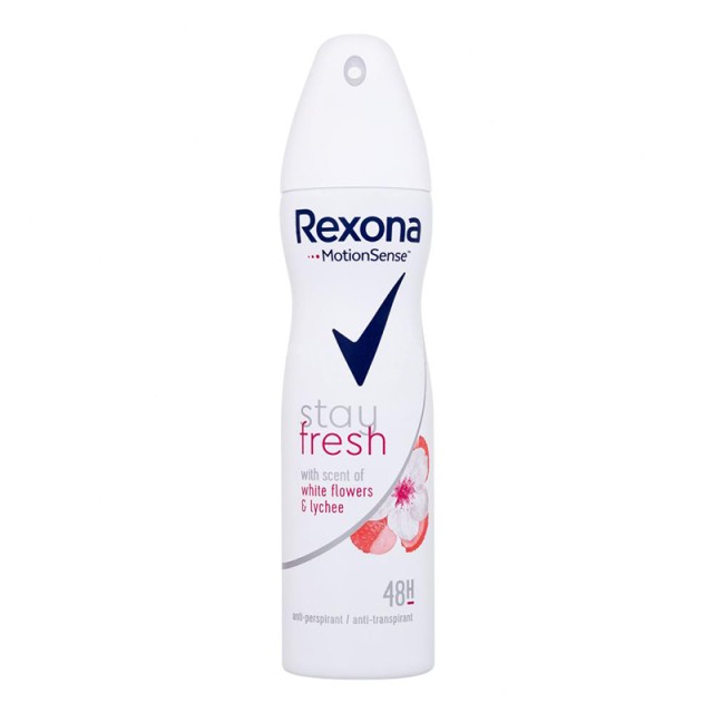 Rexona Stay Fresh White Flowers & Lychee, Αποσμητικό Σπρέι 150ml